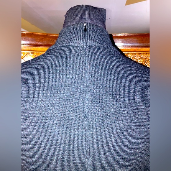 Vintage Leather Front Sweater Pullover. - Picture 4 of 8